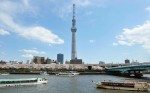 Journalists were given a sneak peek of the magnificent views from the world's tallest tower, a month before it opens to the public. The 634-metre (2,080-foot) Tokyo Sky Tree is the world's second-tallest structure behind the 828-metre (2,717-foot) Burj Khalifa in Dubai 1. Journalists were given a sneak peek of the magnificent views from the world's tallest tower, a month before it opens to the public. The 634-metre (2,080-foot) Tokyo Sky Tree is the world's second-tallest structure behind the 828-metre (2,717-foot) Burj Khalifa in Dubai